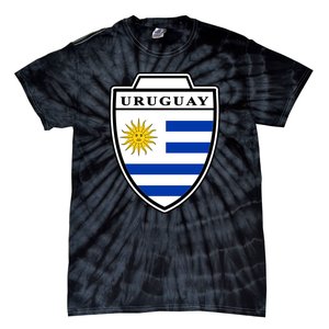 Uruguay Country Soccer Crest Tie-Dye T-Shirt