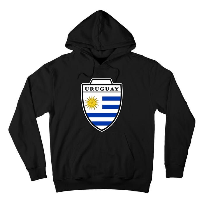 Uruguay Country Soccer Crest Tall Hoodie