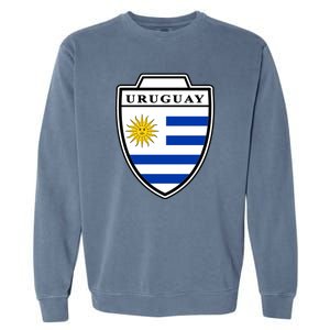 Uruguay Country Soccer Crest Garment-Dyed Sweatshirt