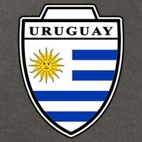 Uruguay Country Soccer Crest Cotton Canvas Backpack