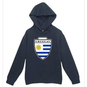 Uruguay Country Soccer Crest Urban Pullover Hoodie