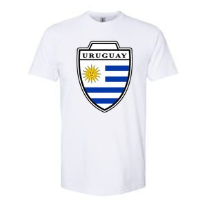 Uruguay Country Soccer Crest Softstyle CVC T-Shirt