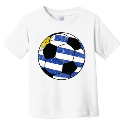 Uruguay soccer ball Toddler T-Shirt