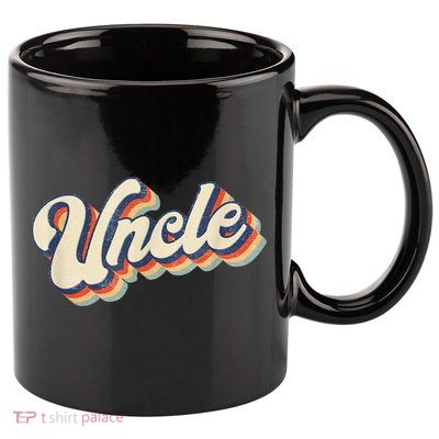 Uncle Retro Vintage Gift Uncle 11oz C Handle Ceramic Mug