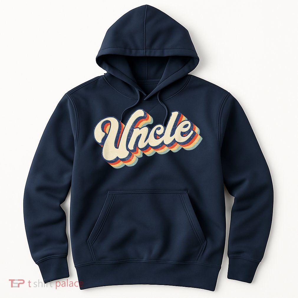 Uncle Retro Vintage Gift Uncle Hoodie