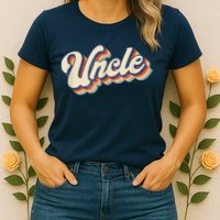 Uncle Retro Vintage Gift Uncle Womens T-Shirt