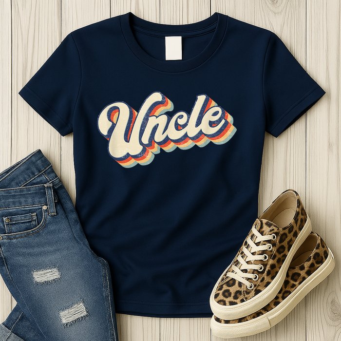 Uncle Retro Vintage Gift Uncle Womens T-Shirt