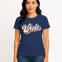 Uncle Retro Vintage Gift Uncle Womens T-Shirt