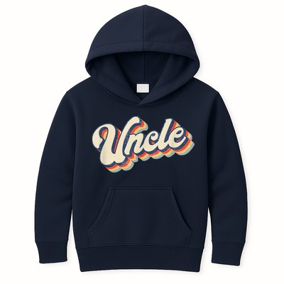 Uncle Retro Vintage Gift Uncle Kids Hoodie