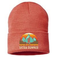 Ultra Runner Vintage Marathon Race Long Distance Running Sustainable Knit Beanie