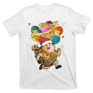 Up Russell Wilderness Explorer Balloons Merry Christmas Family Matching T-Shirt