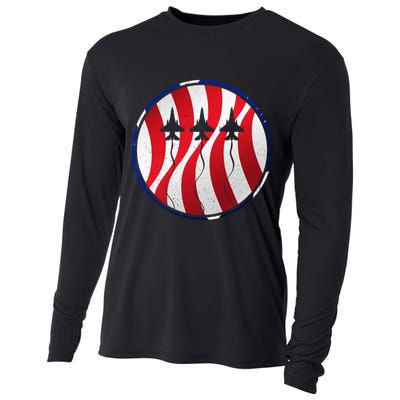US Air Force Emblem Cooling Performance Long Sleeve Crew