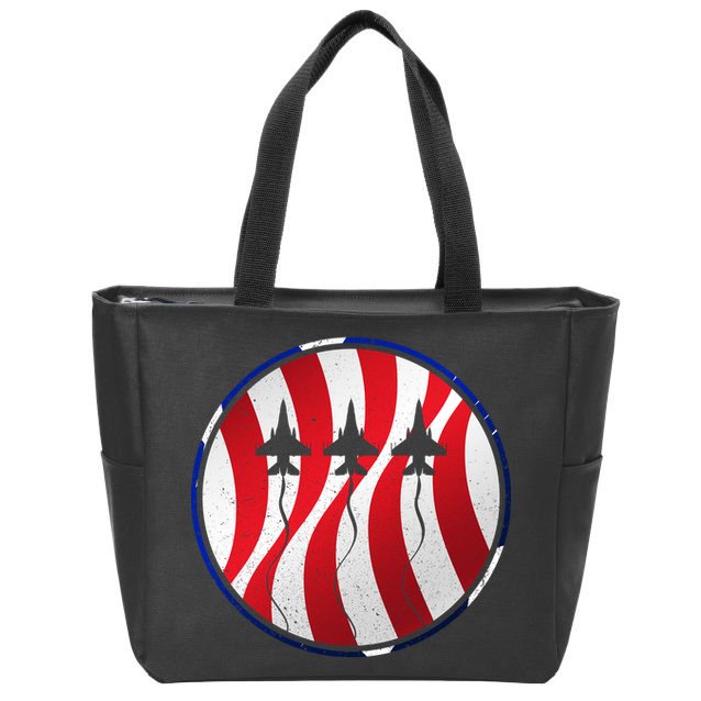 US Air Force Emblem Zip Tote Bag