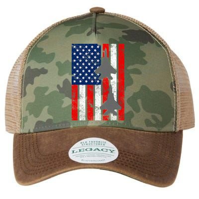 US Air Force Jets Distressed Flag Legacy Tie Dye Trucker Hat