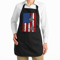 US Air Force Jets Distressed Flag Apron
