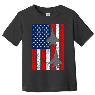 US Air Force Jets Distressed Flag Toddler T-Shirt