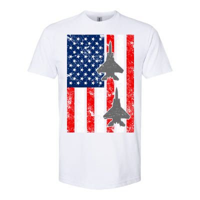 US Air Force Jets Distressed Flag Softstyle® CVC T-Shirt