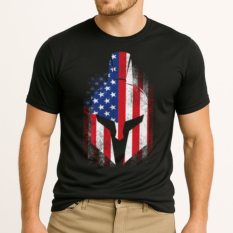 US American Spartan Cooling Performance Crew T-Shirt