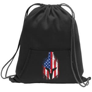 US American Spartan Sweatshirt Cinch Pack Bag