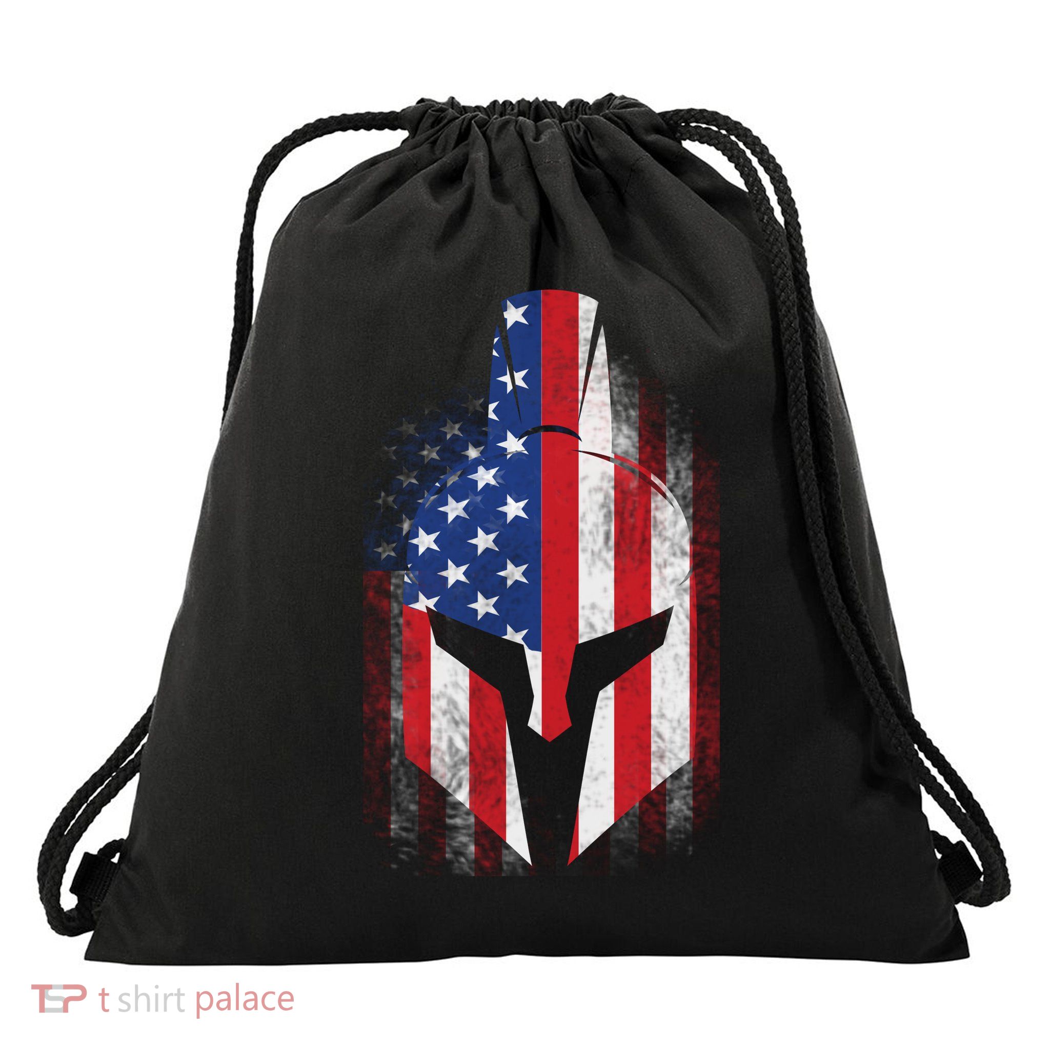 US American Spartan Drawstring Bag