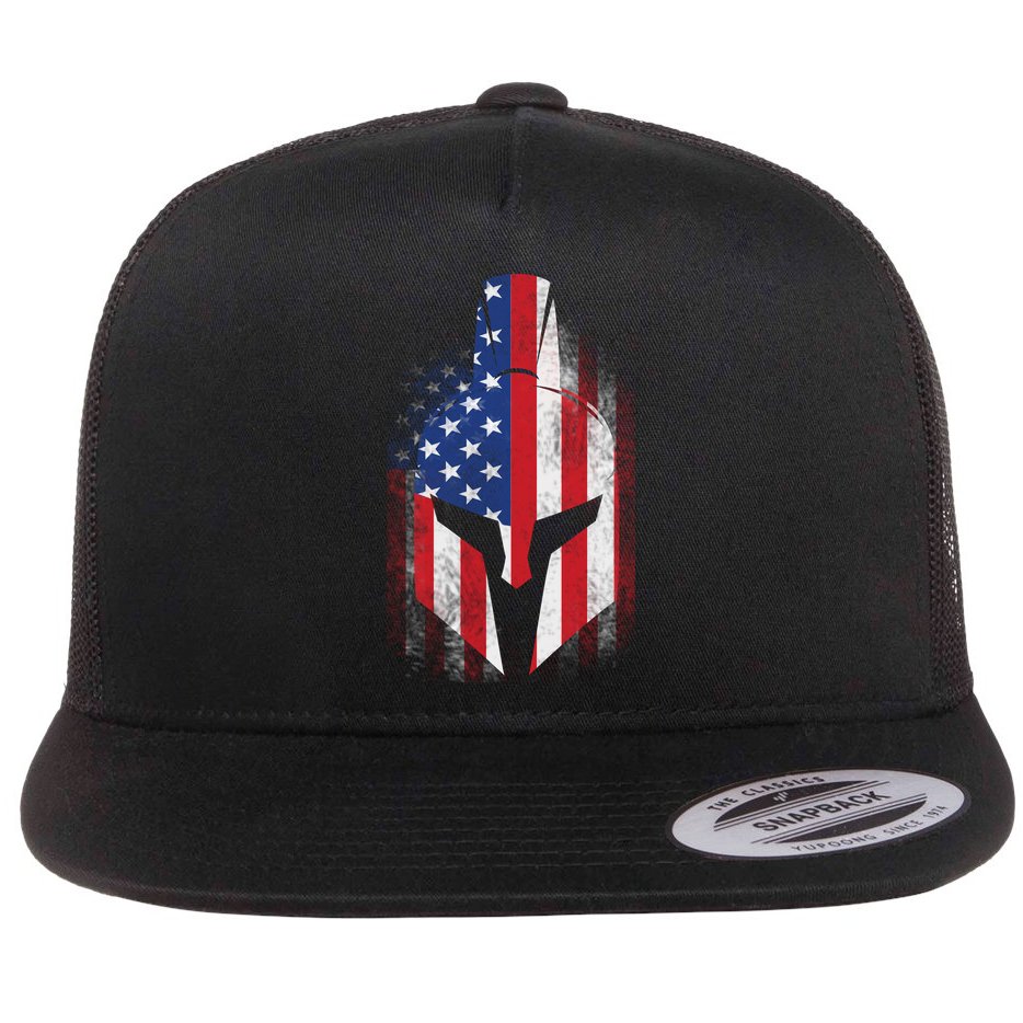 US American Spartan Flat Bill Trucker Hat