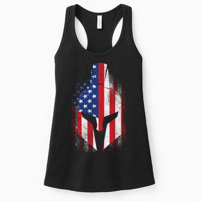 US American Spartan Womens Tank Top