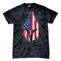 US American Spartan Tie-Dye T-Shirt