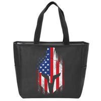 US American Spartan Zip Tote Bag