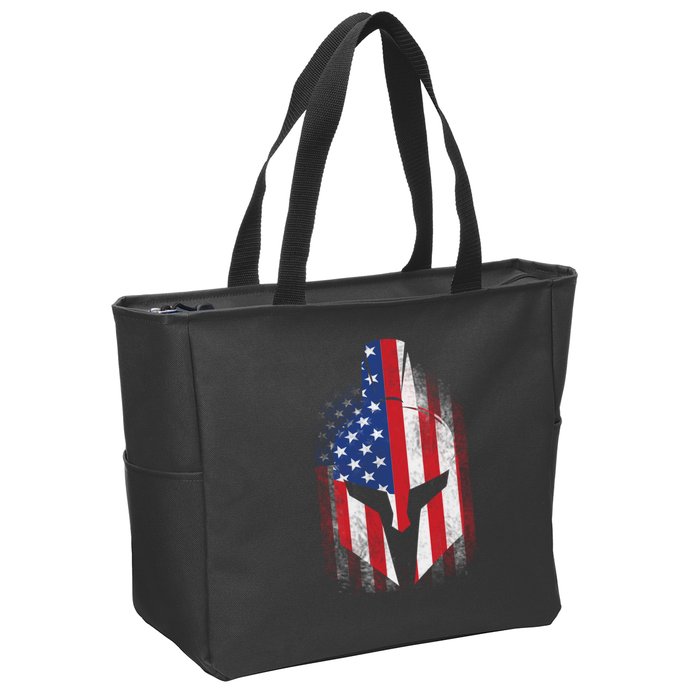 US American Spartan Zip Tote Bag