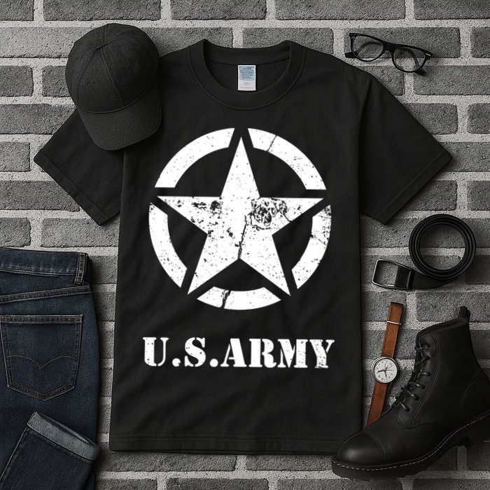 US Army Vintage Logo Tall T-Shirt