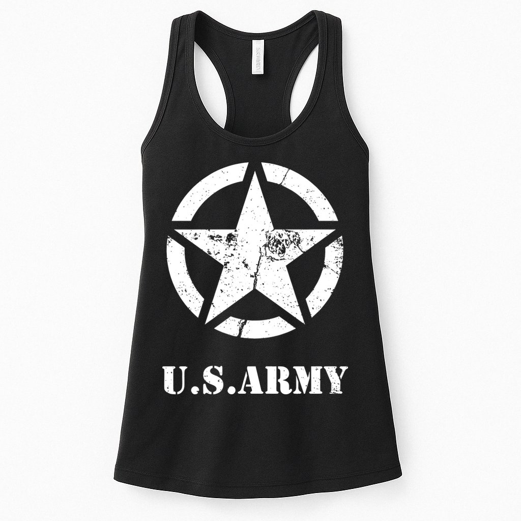 US Army Vintage Logo Womens Tank Top