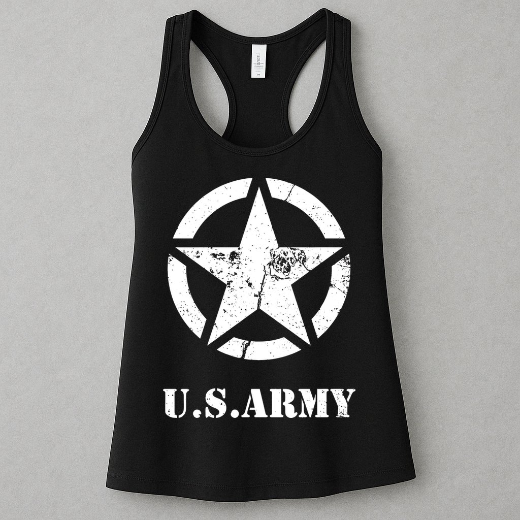 US Army Vintage Logo Womens Tank Top