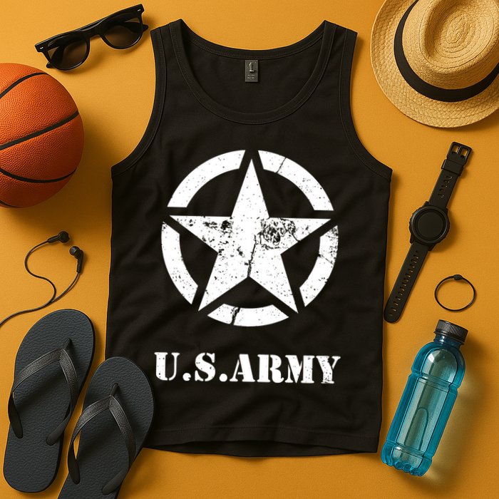 US Army Vintage Logo Tank Top