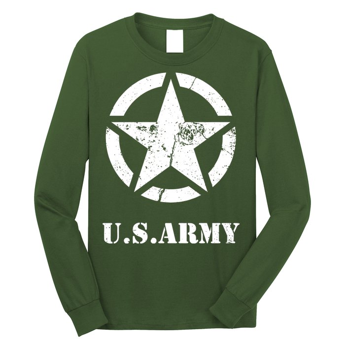 US Army Vintage Logo Long Sleeve Shirt