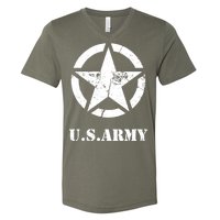 US Army Vintage Logo V-Neck T-Shirt