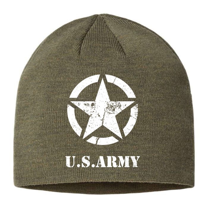 US Army Vintage Logo Sustainable Beanie