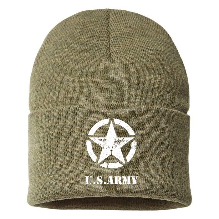 US Army Vintage Logo Sustainable Knit Beanie