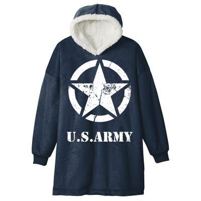 US Army Vintage Logo Hooded Wearable Blanket