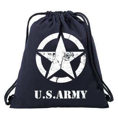 US Army Vintage Logo Drawstring Bag