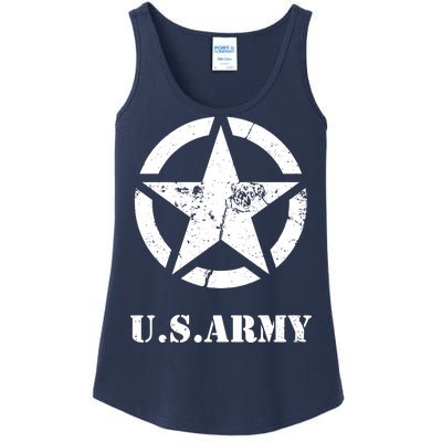 US Army Vintage Logo Ladies Essential Tank