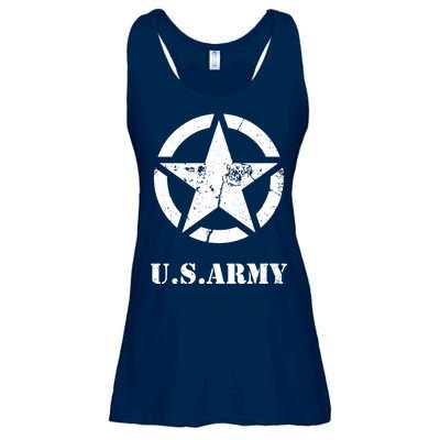 US Army Vintage Logo Ladies Essential Flowy Tank