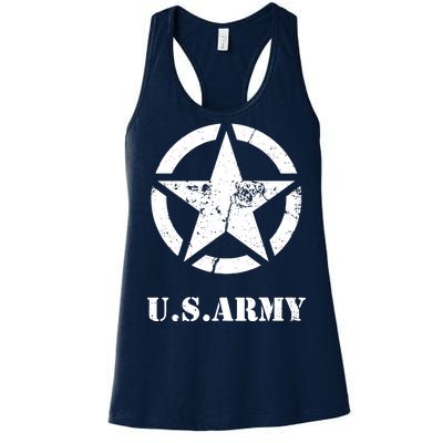 US Army Vintage Logo Women's Racerback Tank