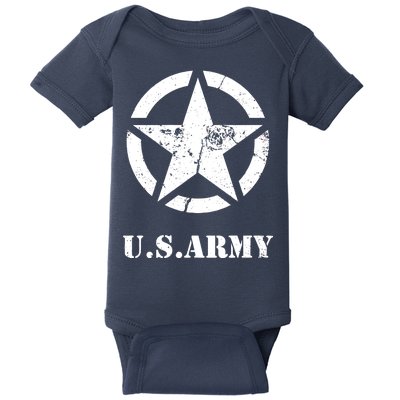 US Army Vintage Logo Baby Bodysuit