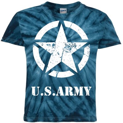 US Army Vintage Logo Kids Tie-Dye T-Shirt