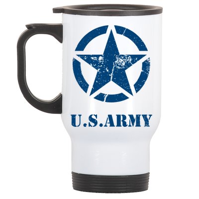 US Army Vintage Logo Stainless Steel Travel Mug