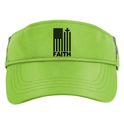 US Christian Cross Flag Faith Adult Drive Performance Visor