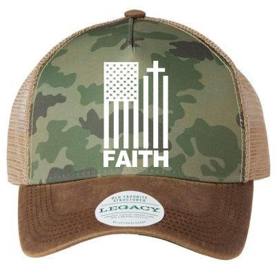 US Christian Cross Flag Faith Legacy Tie Dye Trucker Hat