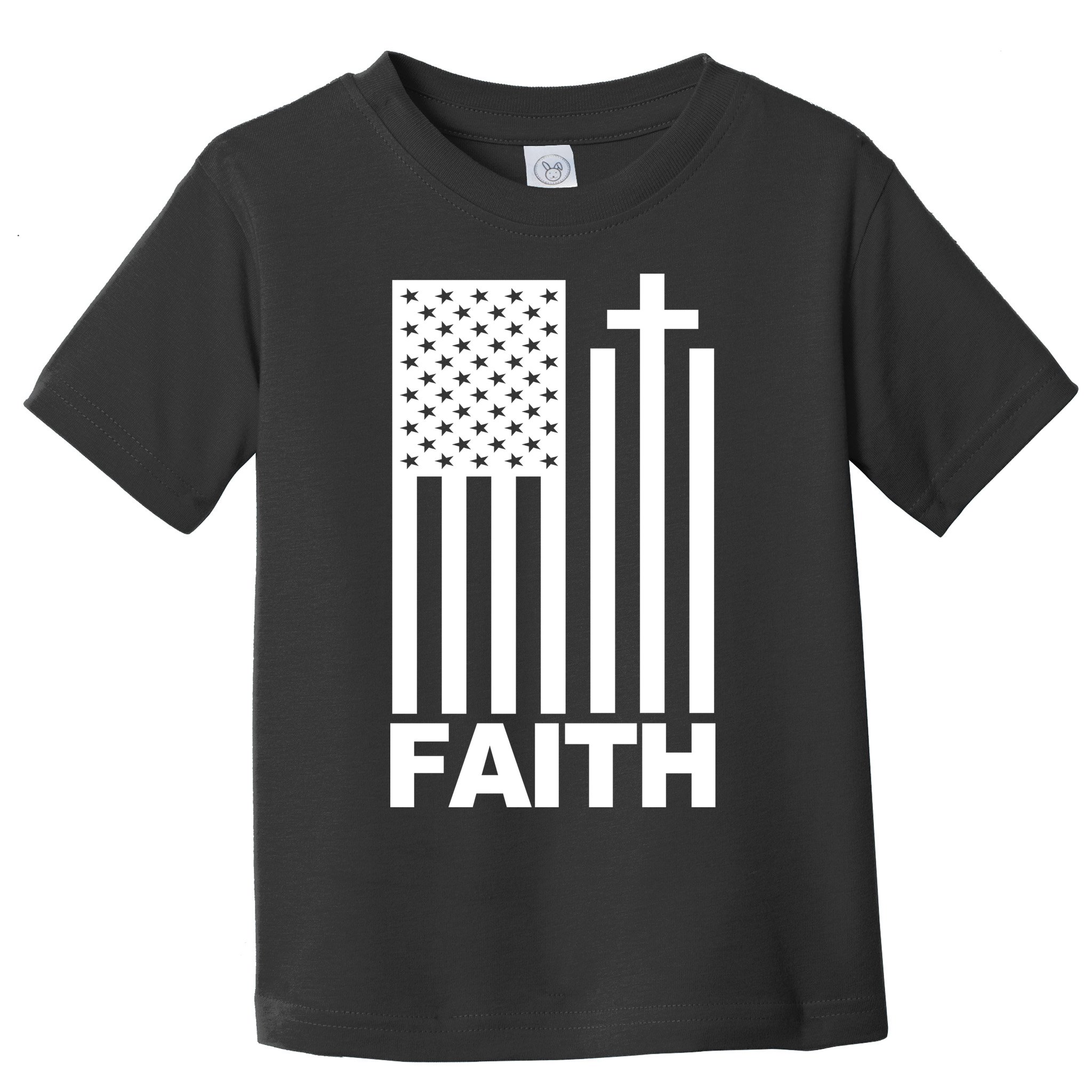 US Christian Cross Flag Faith Toddler T-Shirt
