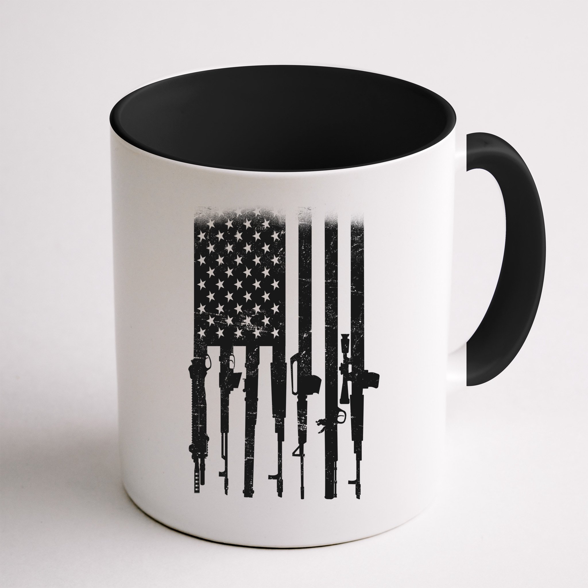 US Gun Flag Mug