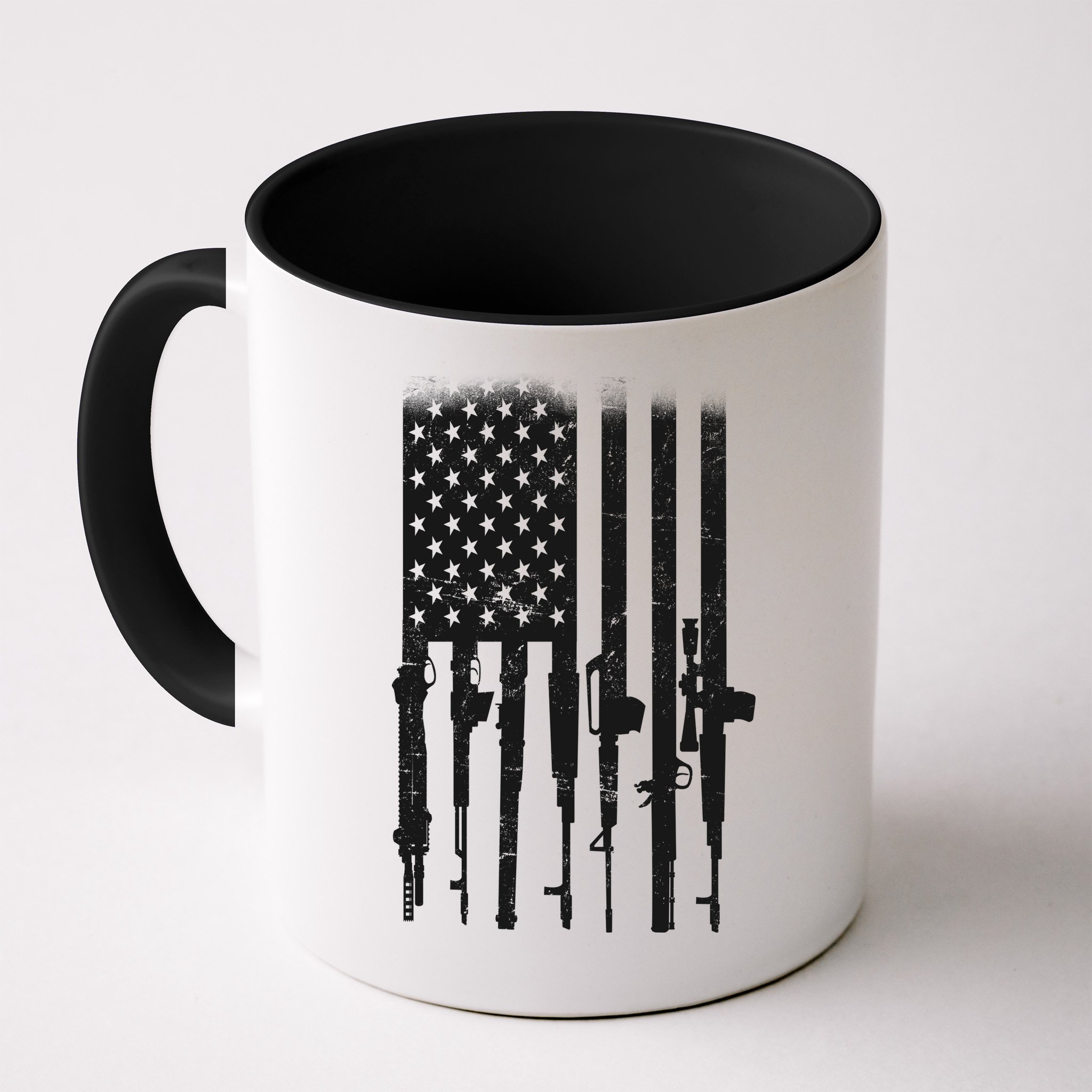 US Gun Flag Mug